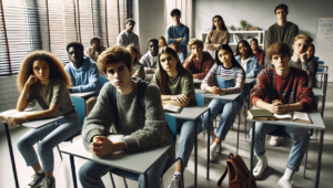 an een groep leerlingen die leerachterstanden hebben opgelopen door een pandemie. 